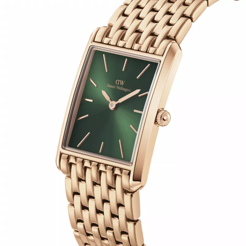 DANIEL WELLINGTON Petite Lumine Women's Watch 32mm Rose Gold Stainless Steel Mesh DW00100704