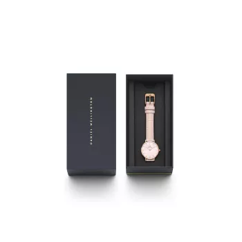 DANIEL WELLINGTON Petite Lumine Women's Watch 32mm Two-Tone Rose Gold and Silver Stainless Steel DW00100514