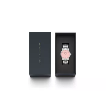 DANIEL WELLINGTON Petite Lumine Women's Watch 36mm Silver Stainless Steel Mesh DW00100536