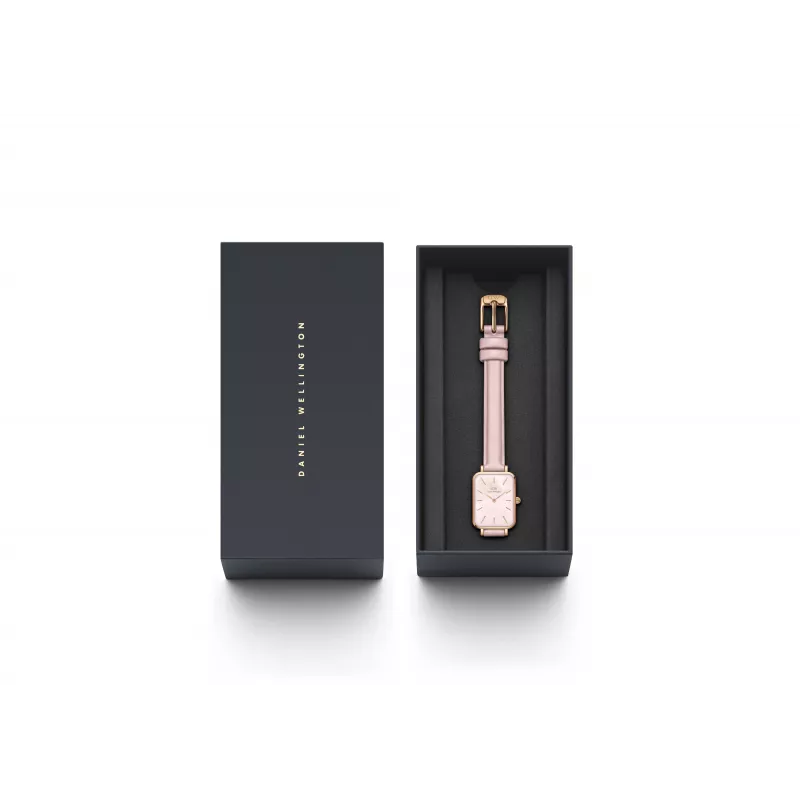 DANIEL WELLINGTON Petite Lumine Women's Watch DW00100636 20mm Rose Gold Mesh Bracelet