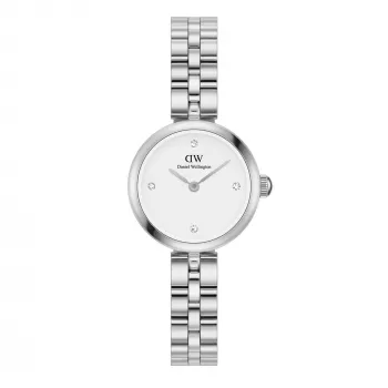 DANIEL WELLINGTON Petite Lumine Women's Watch DW00100716 22mm Silver Stainless Steel Mesh