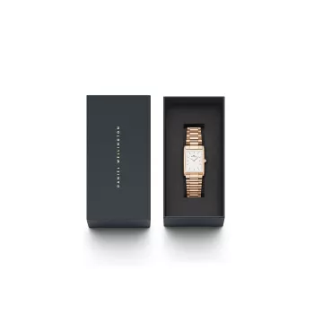 DANIEL WELLINGTON Petite Melrose Women's Watch 35mm Rose Gold Stainless Steel Mesh DW00100702