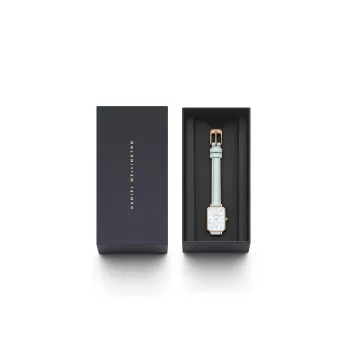 DANIEL WELLINGTON Quadro Mini Women's Watch DW00100638 - Rose Gold, 20mm