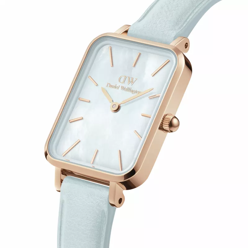 DANIEL WELLINGTON Quadro Mini Women's Watch DW00100638 - Rose Gold, 20mm