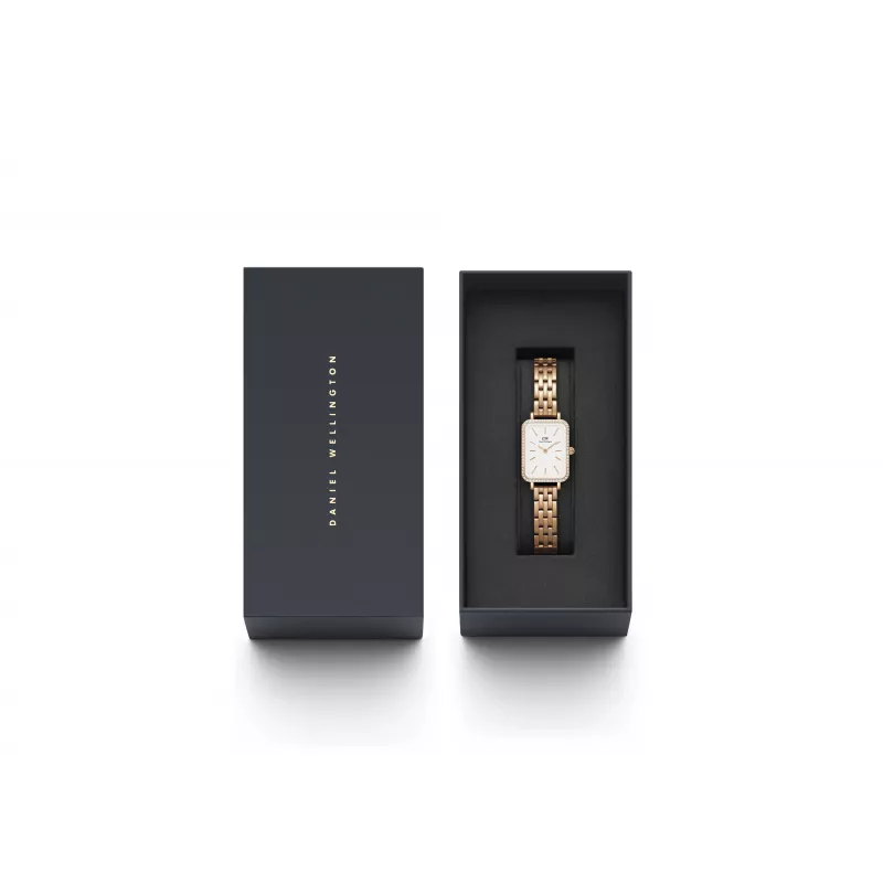 DANIEL WELLINGTON Women's Watch DW00100672 20mm Rose Gold Stainless Steel Mesh