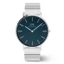 DANIEL WELLINGTON Women's Watch DW00100776 (40mm) - Classic Petite Ashfield - Rose Gold Stainless Steel Mesh