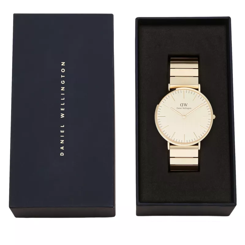DANIEL WELLINGTON Women's Watch DW00100779 40mm Rose Gold Black NATO