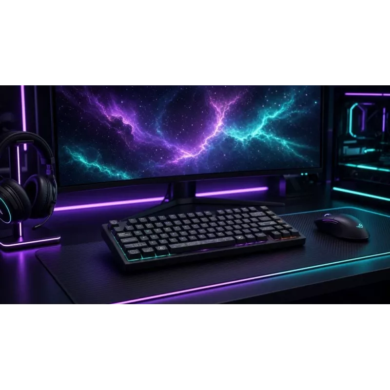 Dark Project ALU81A Terra Nova G3MS Moonstone Switch Mechanical Keyboard, US ANSI, Black