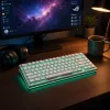 Dark Project ALU81A Terra Nova White Mechanical Keyboard, G3MS Moonstone Switch, US ANSI