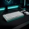 Dark Project ALU81A Terra Nova White Mechanical Keyboard, G3MS Moonstone Switch, US ANSI