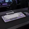 DARK PROJECT ALU87A Daylight Mechanical Keyboard, G3MS Zircon Switch, Russian Layout, Aluminum, RGB, Hot-Swappable, TKL