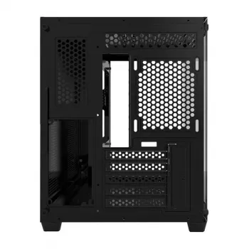 Darkflash C285MP Mid-Tower PC Case, Tempered Glass Side Panel, ATX, Black