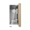 Darkflash DS900W White Mid-Tower Computer Case, ATX, Tempered Glass, No Fans