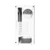 Darkflash DS900W White Mid-Tower Computer Case, ATX, Tempered Glass, No Fans