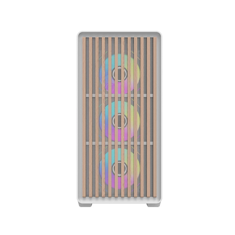 Darkflash DS900WD ATX Mid-Tower Computer Case (White) with 4 ARGB Fans and Tempered Glass Side Panel