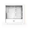 Darkflash DS900WS ATX Mid-Tower Computer Case, White, Tempered Glass, No Fans