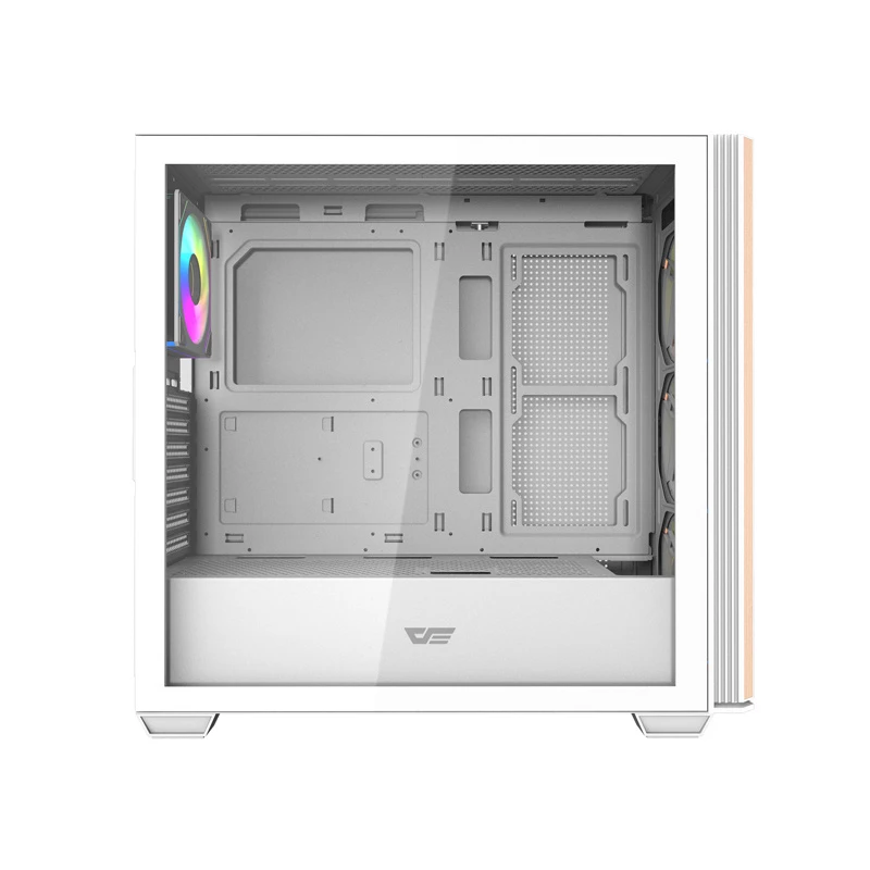 DARKFLASH DS900WS Mid Tower White Case with 4 ARGB Fans