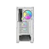 DARKFLASH DS900WS Mid Tower White Case with 4 ARGB Fans
