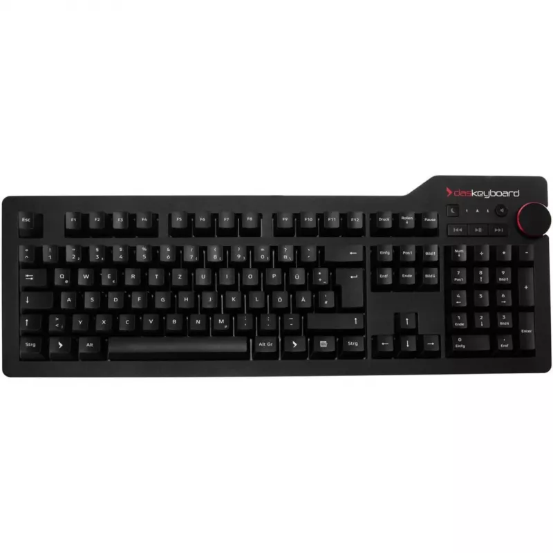 Das Keyboard 4 Professional Mechanical Keyboard, German Layout, Cherry MX Brown, Black