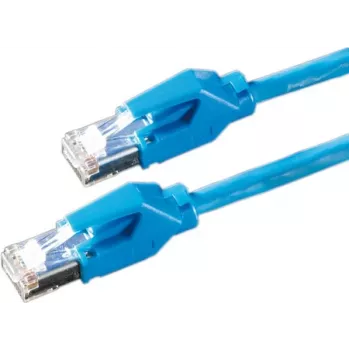 Dätwyler Cat 6 S/FTP LSZH Patch Cable, RJ-45 to RJ-45, 3 m, Blue 21.05.0034