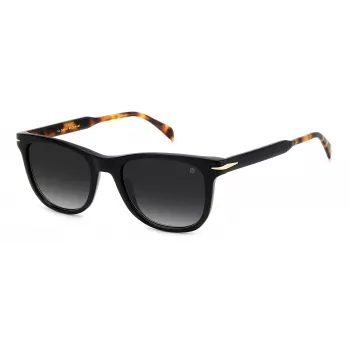 David Beckham DB-1113-S-WR7 Men's Sunglasses Havana Acetate Frame Green Polycarbonate Lens 52mm