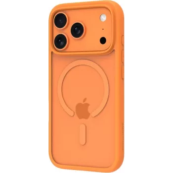 DBRAMANTE 1928 Grenen Rear Cover for Mobile Phone - MagSafe Compatible - Recycled Plastic - Orange - for Apple