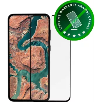 DBRAMANTE1928 Eco-Shield Case for Samsung Galaxy A35 5G - Transparent with Black Edge ES35CL006138