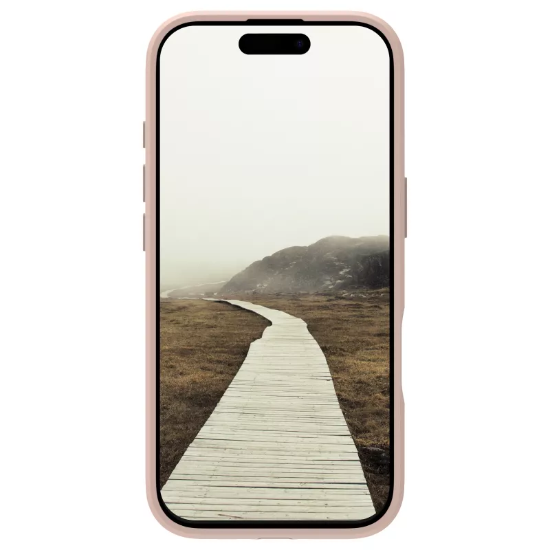 dbramante1928 Greenland Pro Back Cover for Mobile Phone - MagSafe Compatible - Plastic - Rose Sand - for Apple iPhone 17