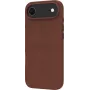 dbramante1928 Lynge Flip Case for Mobile Phone - MagSafe Compatible - Genuine Leather - Dark Tan - for Apple iPhone Air