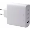 DBRAMANTE1928 Re-Charge GaN Wall Charger 140W – 4 Output Ports (3x USB-C, 1x USB-A) – White