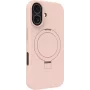 dbramante1928 Roskilde Kick Back Cover for Mobile Phone - MagSafe Compatible - ICON - Rose Sand - for Apple iPhone 17