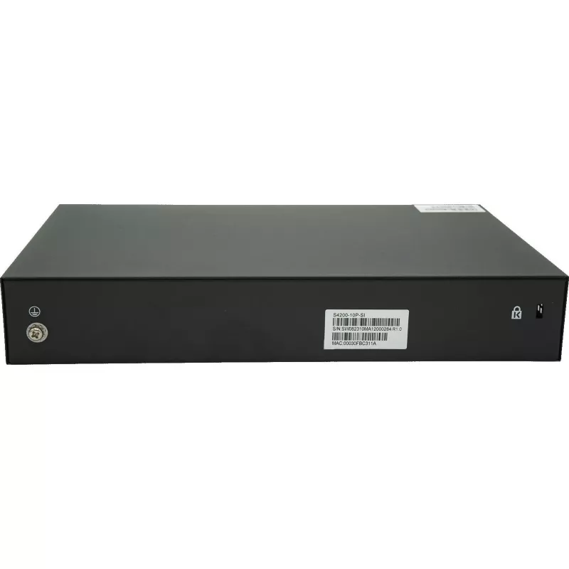 DCN S4200-10P-SI Managed Layer 2 PoE+ Switch, 8x Gigabit RJ45 (PoE+), 2x SFP, 130W