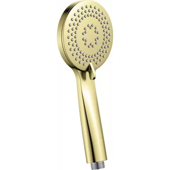 DEANTE 3-Function Hand Shower - Chrome, ABS Plastic, Rain/Massage/Mixed Spray Modes, G 1/2 inch Connection, Luga Series