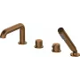 DEANTE 4-Hole Bathtub Faucet with Shower Set - Chrome