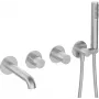 DEANTE 4-Hole Concealed Bath Mixer Tap Chrome Brass Arnika