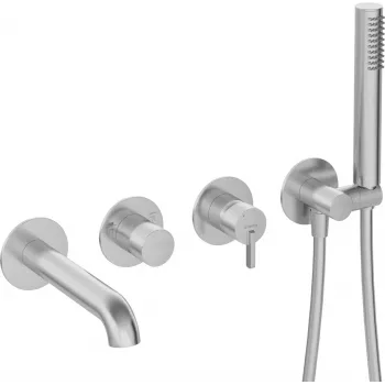 DEANTE 4-Hole Concealed Bathtub Mixer Arnika Nero Black Matte