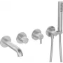 DEANTE 4-Hole Concealed Bathtub Mixer Arnika Nero Black Matte