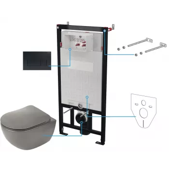 DEANTE 6-in-1 Concealed Toilet Set