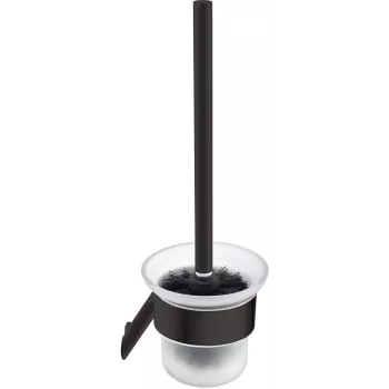 DEANTE ADI N711 Wall-Hung Toilet Brush Set with Stainless Steel Holder, Silver, Matt Finish