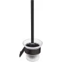 DEANTE ADI N711 Wall-Hung Toilet Brush Set with Stainless Steel Holder, Silver, Matt Finish