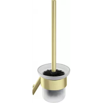 DEANTE ADI_R711 Wall-hung Toilet Brush with Stainless Steel Holder, Matte Black