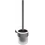 DEANTE ADR_D711 Wall-Mounted Toilet Brush Set LOFT Black Matte