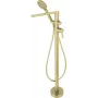DEANTE Arnika Freestanding Bathtub Mixer with Shower Set, Chrome, Single-Lever, Floor-Mounted
