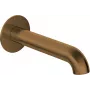 DEANTE Arnika Nero Bathtub Spout Matte Black 2-Hole Wall-Mounted Single-Lever Brass