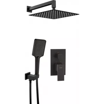 DEANTE Arnika Nero Concealed Shower Set Matte Black