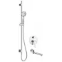 DEANTE Arnika Nero Concealed Shower Set with Bath Spout, Matte Black