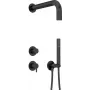 DEANTE Arnika Nero Concealed Shower Set with Hand Shower, Matte Black