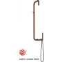 DEANTE Arnika Nero Showerhead with Shower Faucet, Wall-Mounted, Black Matte