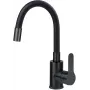 DEANTE Arnika Washbasin Mixer with Curved Spout, Chrome