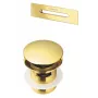 DEANTE Bathtub Accessories Set - Stopper and Overflow, Chrome, Brass, Automatic